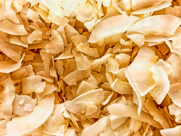 Picture of shaved coconut.